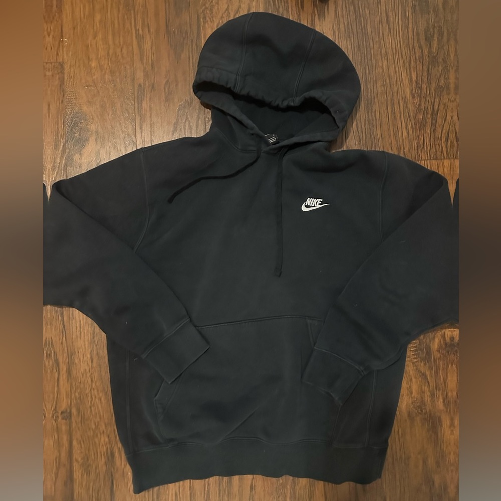 Black Nike hoodie, women's medium